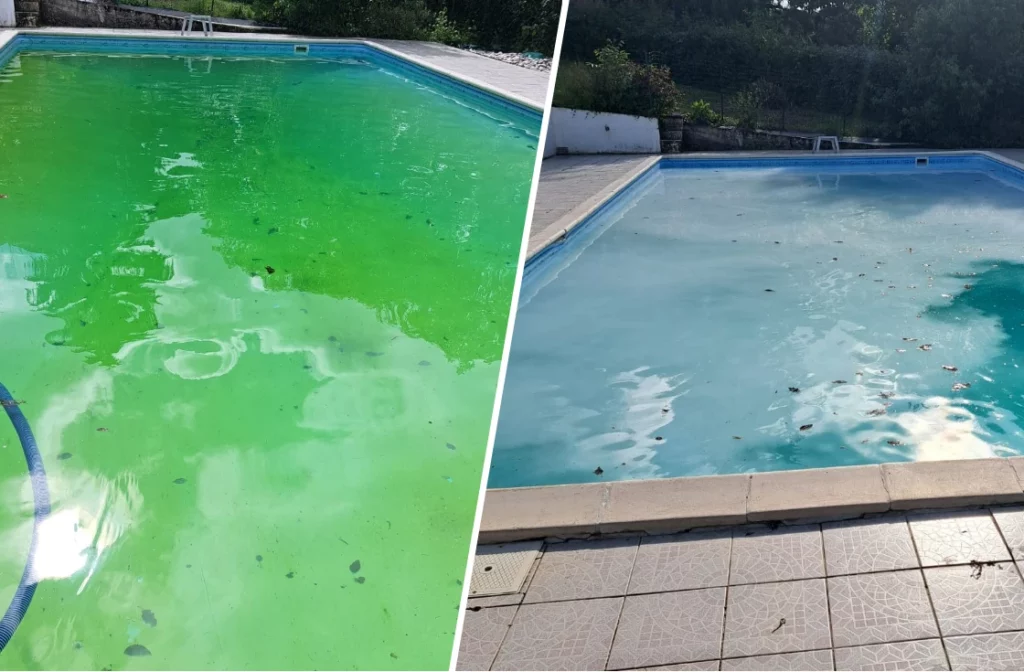 Dépannage eau verte piscine en Vendée