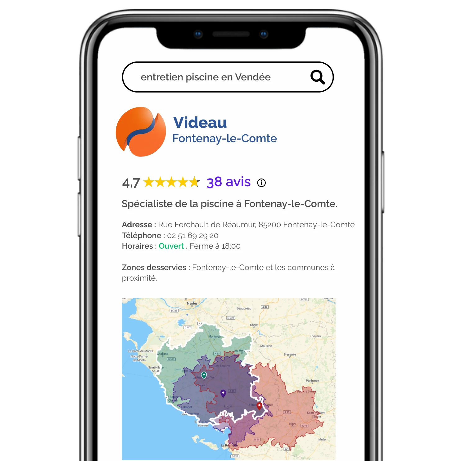 Service entretien de piscine à Fontenay le Comte Vendée
